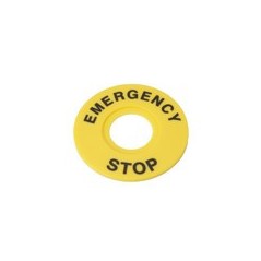 Маркировка для кнопки аварийного останова Emergency Stop D60