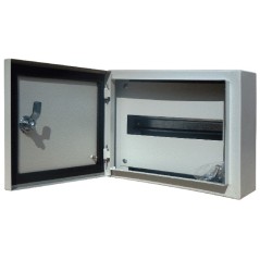 Корпус мет. нав. 250х300х120. 12 мод.. IP54. ЩРН-12 DEKraft