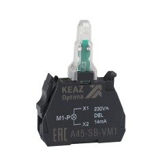 Световой блок OptiSignal D22 A45-SB-VM5 желтый 110-230 В AC/DC с защитой от наводок ZBVM5