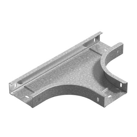 Т-отвод горизонтальный к лотку ПЛК 100х60, толщ. 1,5 мм, Сендзимир цинк