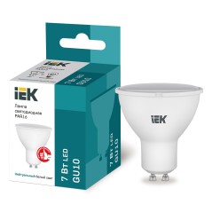 Лампа LED PAR16 софит 7Вт 230В 4000К GU10 IEK